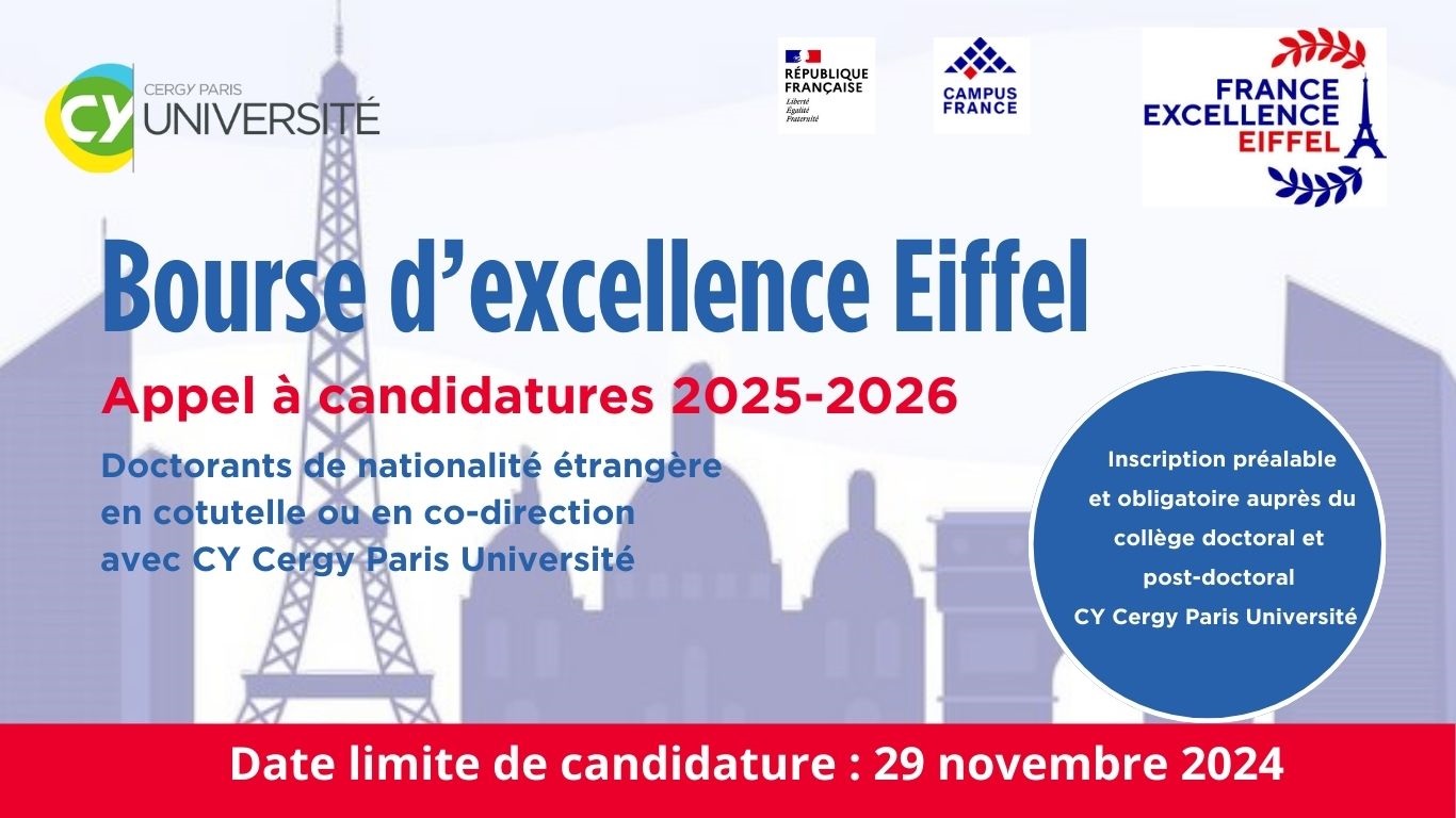 Bourse d'excellence Eiffel 2025-2026 