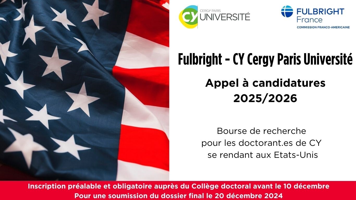 Programme Fulbright 2025-2026 - CY Cergy Paris Université