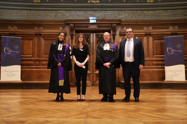 Laurène RENAUT, lauréate 2024 du prix de la Chancellerie des Universités de Paris.