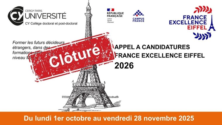 Bourse d'Excellence Eiffel 2026/2027