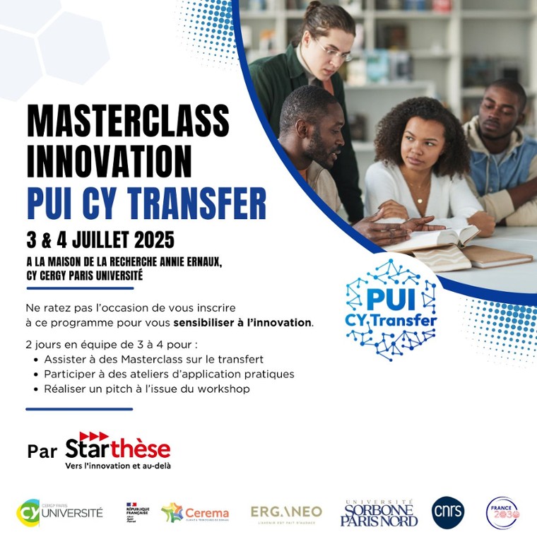 MasterClass Innovation PUI  CY Transfer - Starthèse